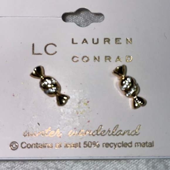 LC Lauren Conrad Jewelry - Lauren Conrad winter wonderland candy post earrings new